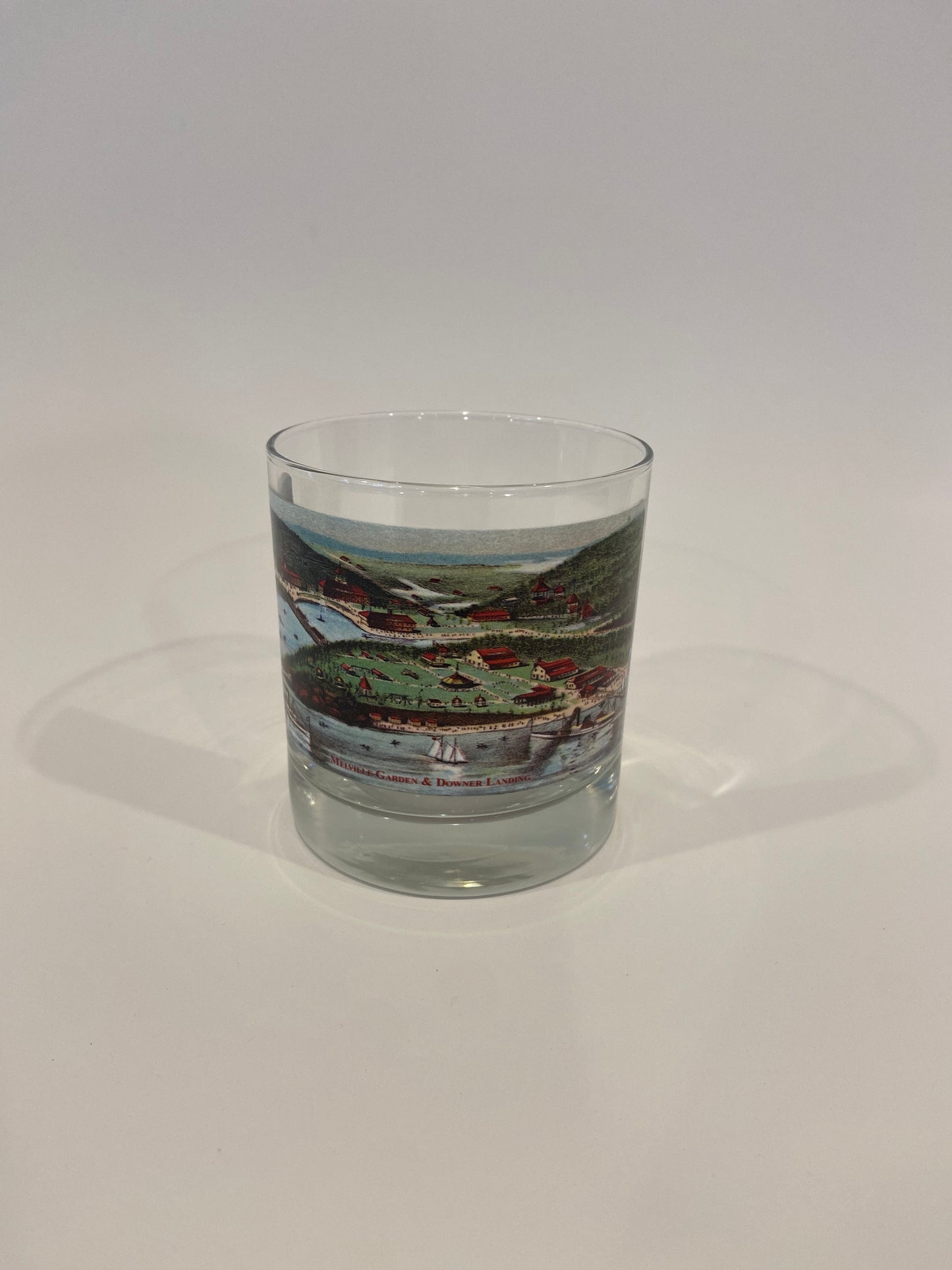 Colorful Rocks Glass Set Of Downer's Landing, Hingham, MA - Circa 1890