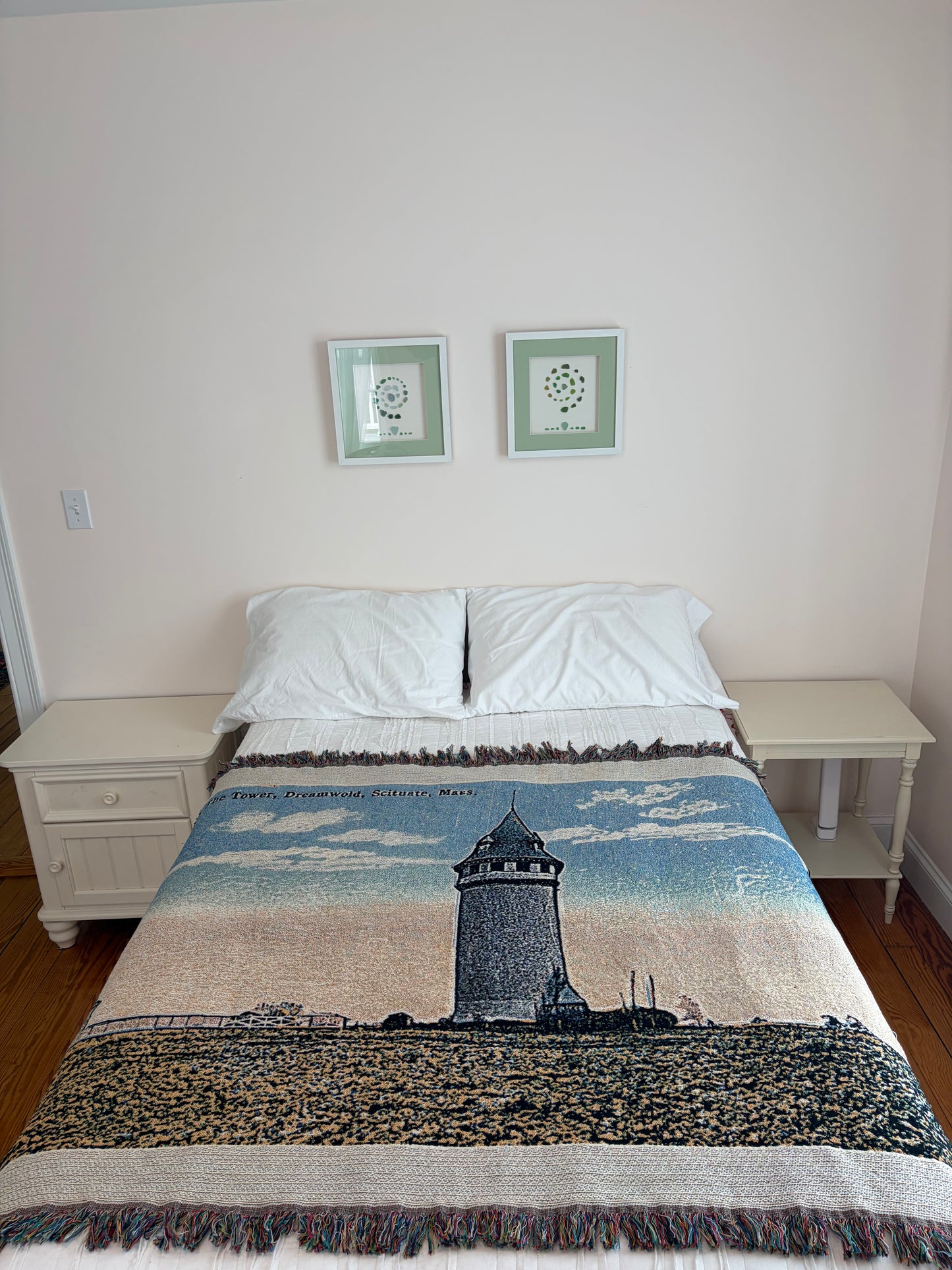 Jacquard Weave Throw Blanket of Lawson Tower in Scituate, MA