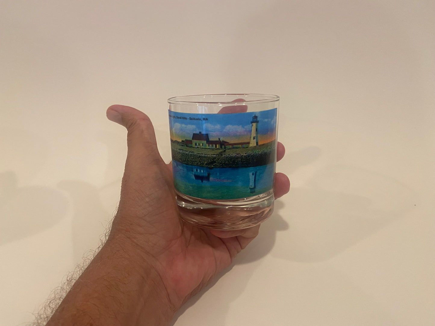 Colorful Rocks Cocktail Glass Of Scituate Light - Set Of 4