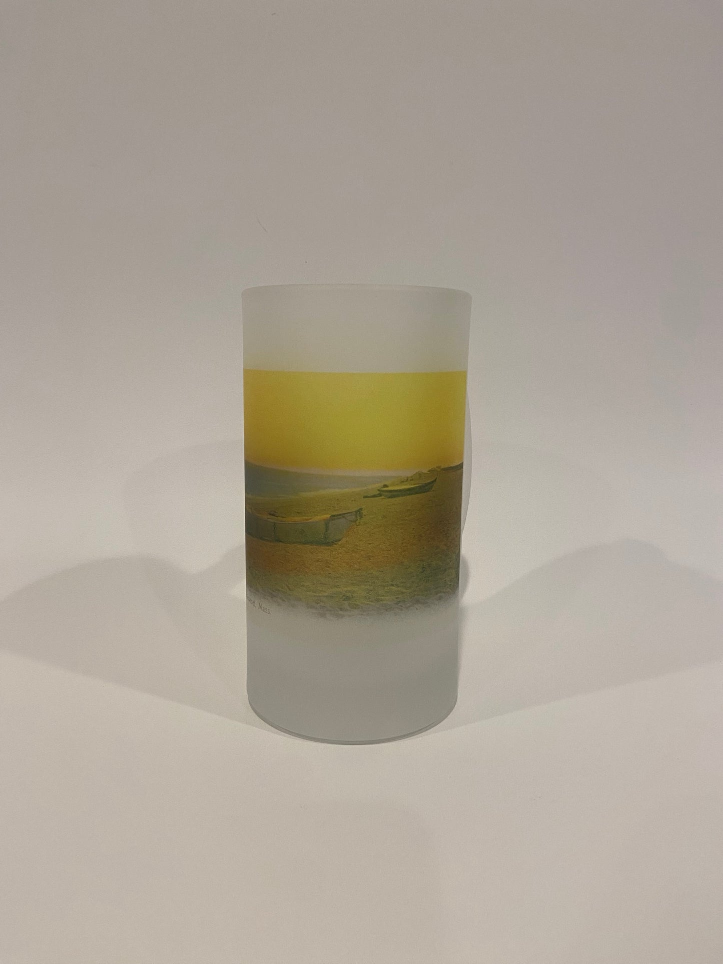 Dories On Siasconset Beach Nantucket - Circa 1900 As Frosted Glass Mug