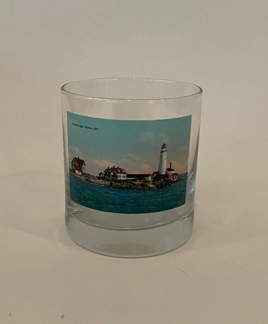 Colorful Boston Light Rocks Glasses - Sold In Sets Of 4