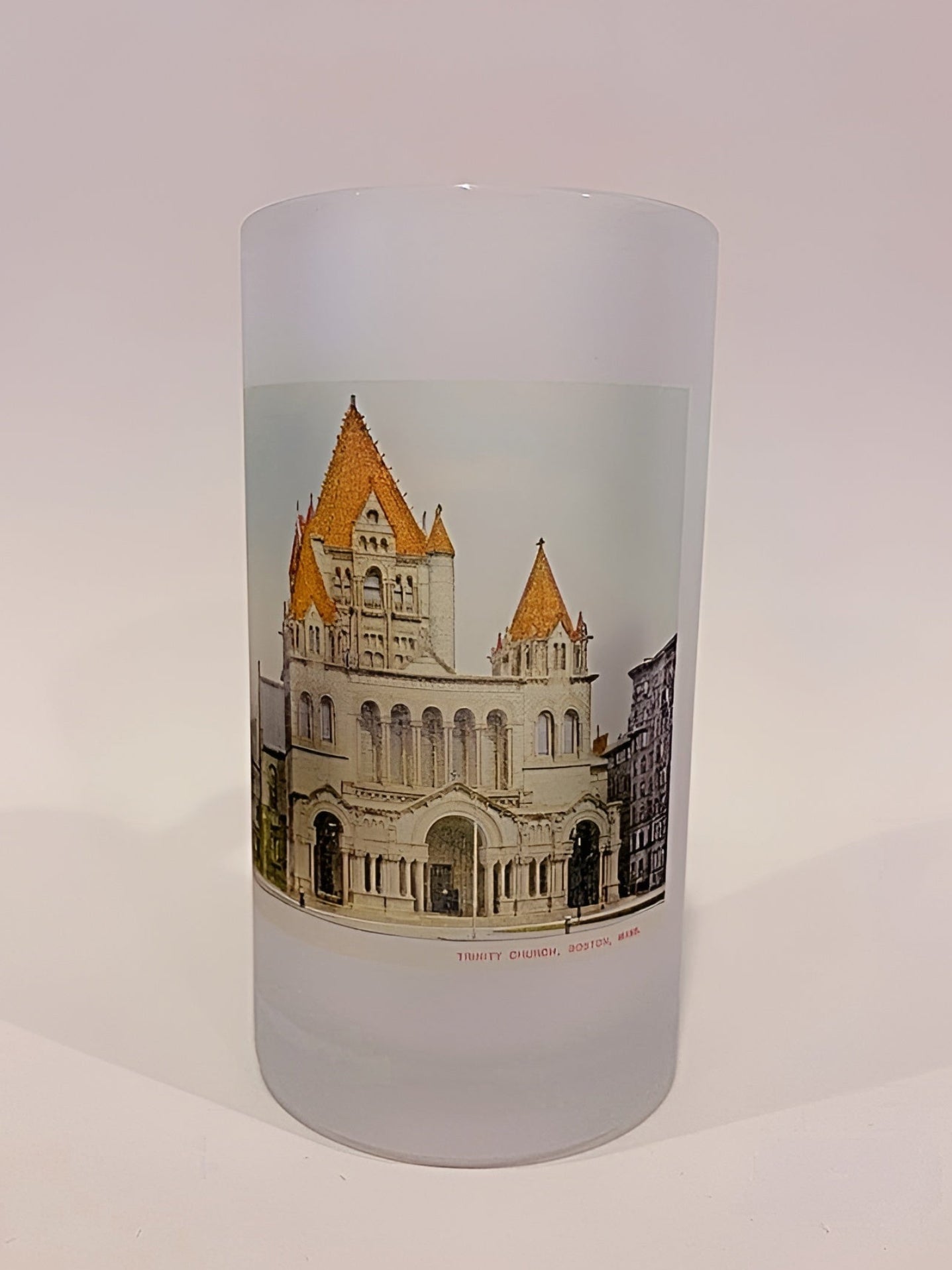 Beer Mug Featuring Boston Church 