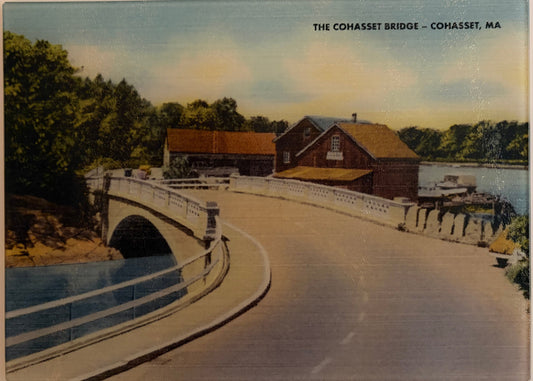 Cutting Board of road across bridge