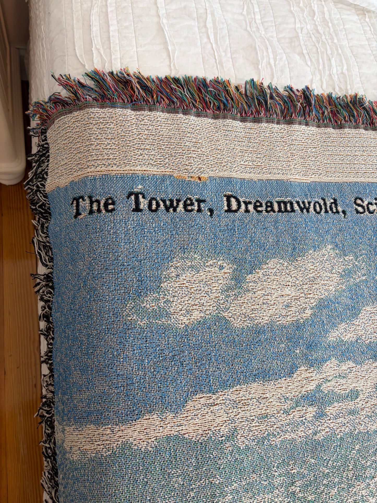 Jacquard Weave Throw Blanket of Lawson Tower in Scituate, MA