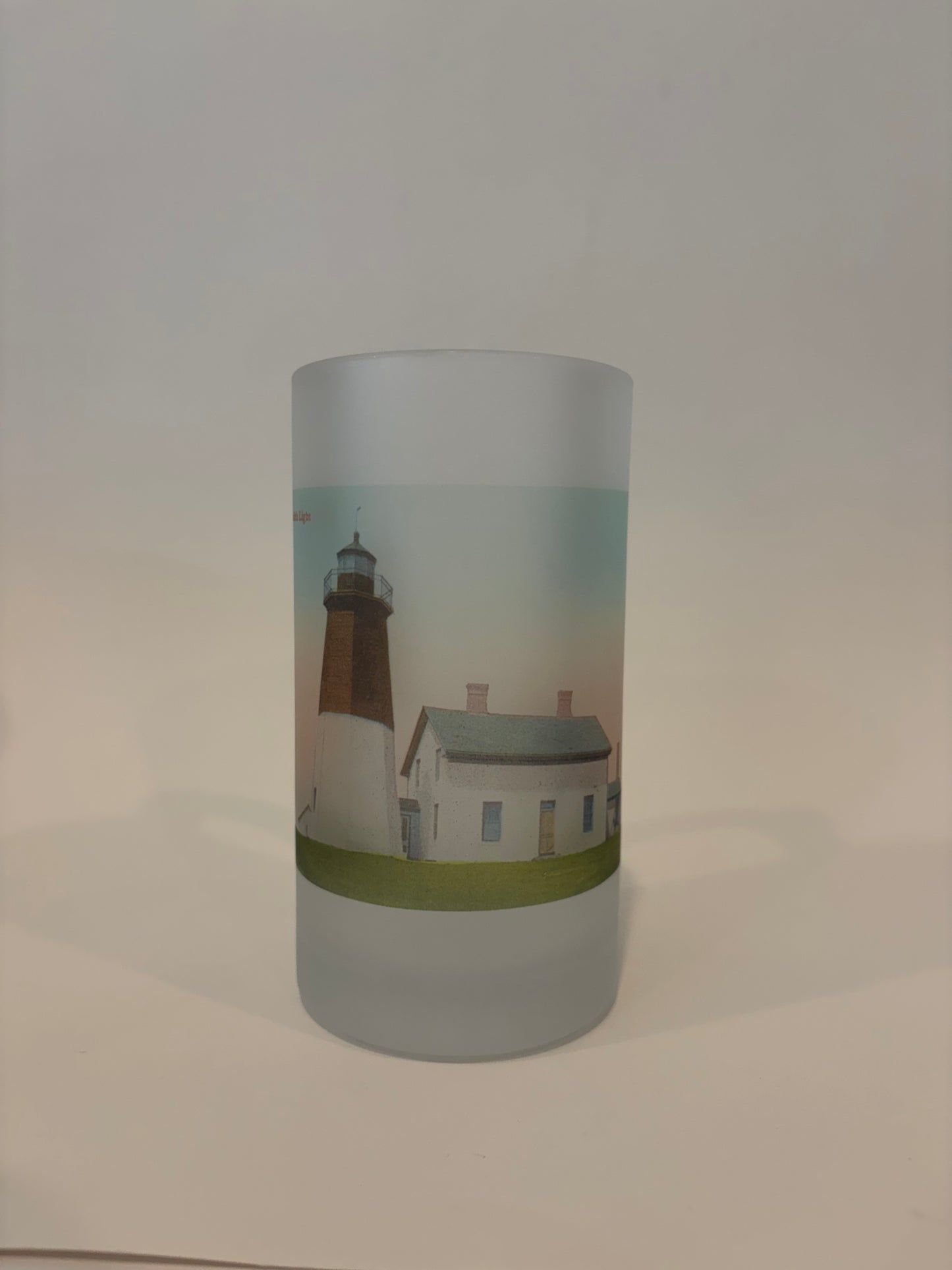Port Judith Rhode Island Lighthouse As Frosted Glass Mug