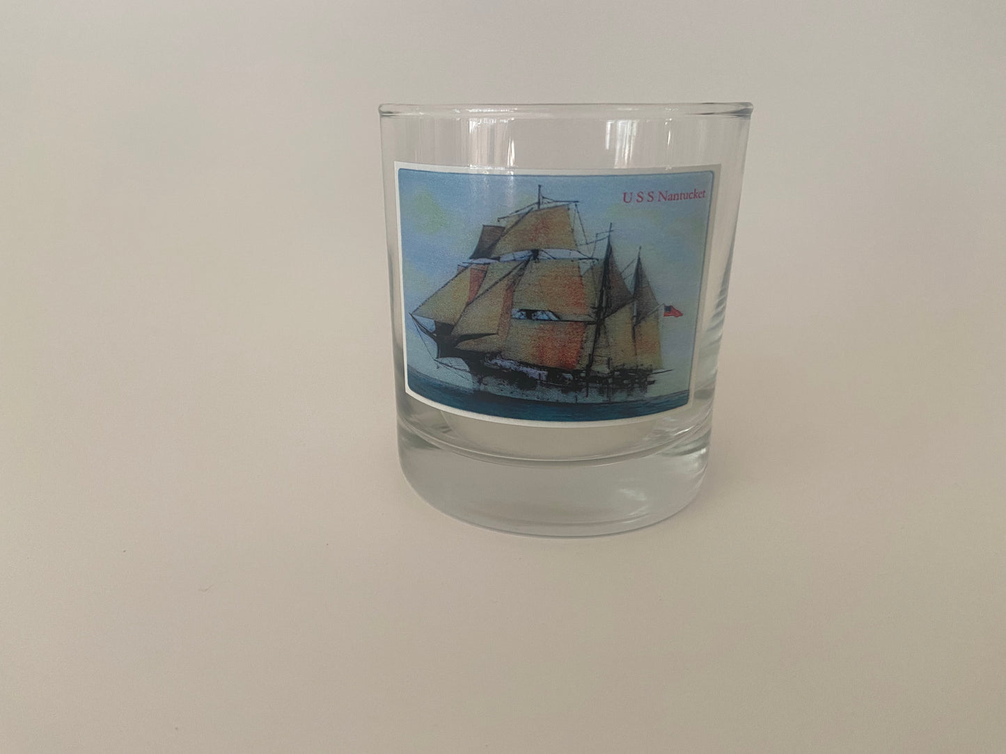 USS Nantucket Rocks Glasses Sold In Sets Of 4.