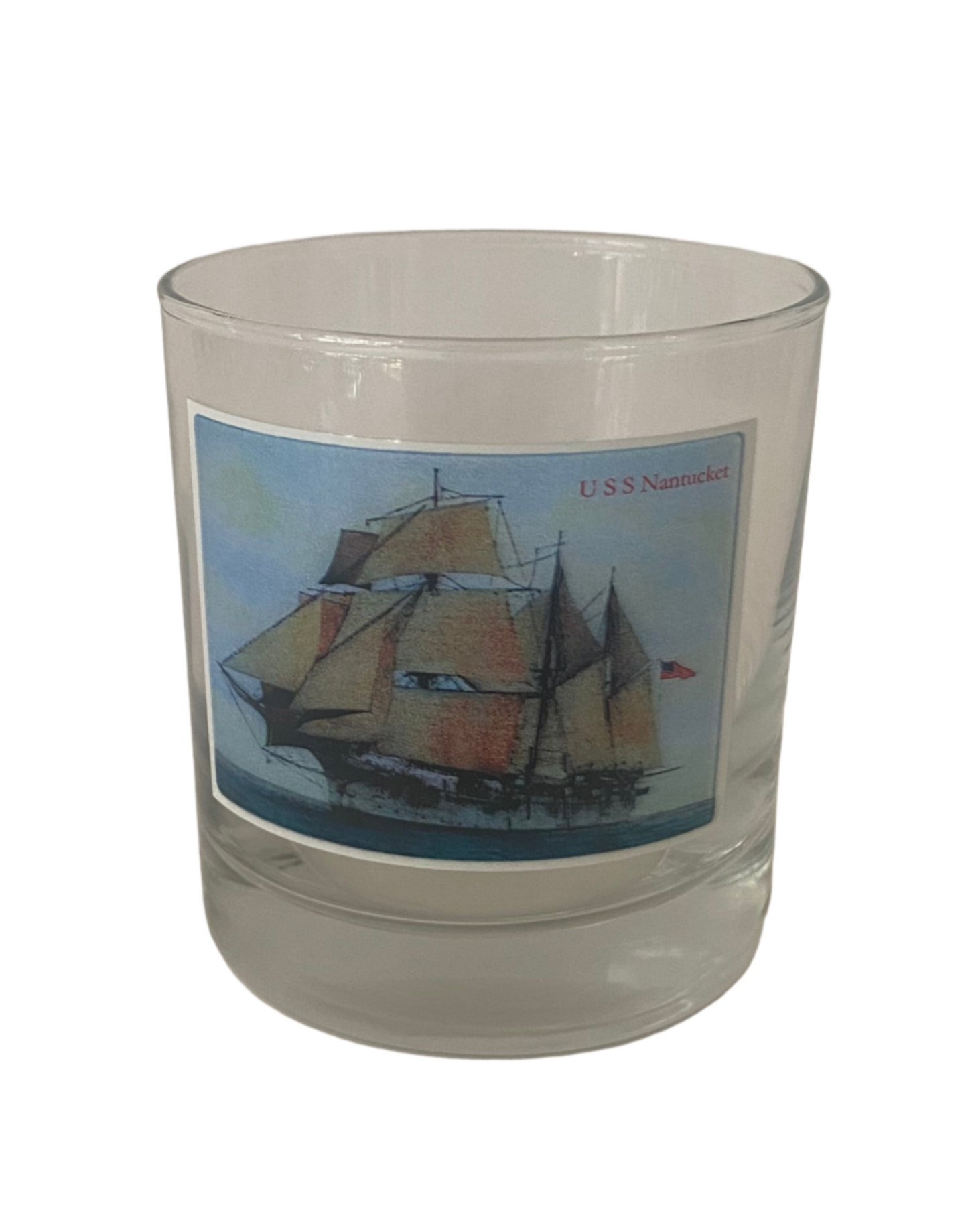 USS Nantucket Rocks Glasses Sold In Sets Of 4.