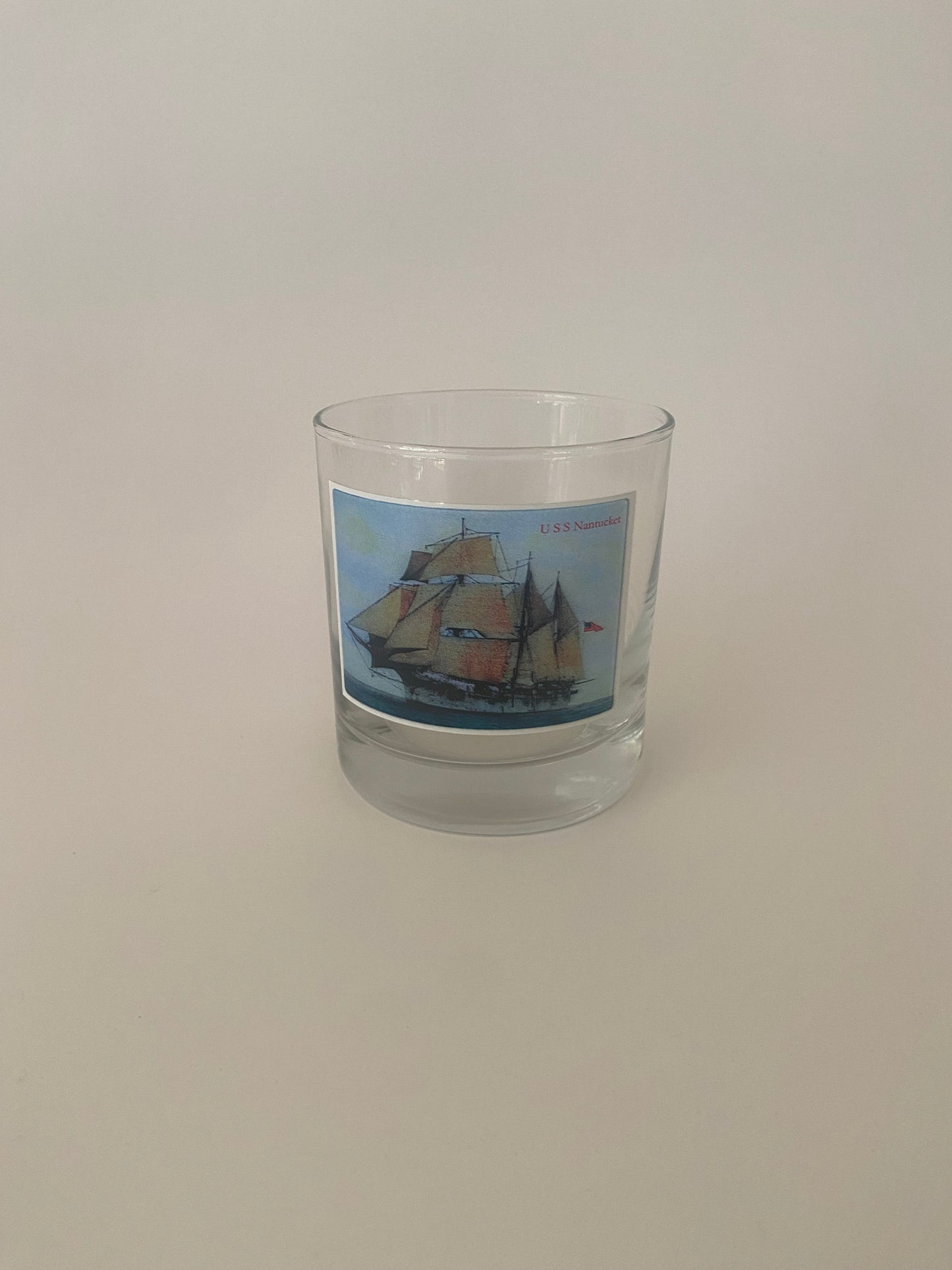 USS Nantucket Rocks Glasses Sold In Sets Of 4.