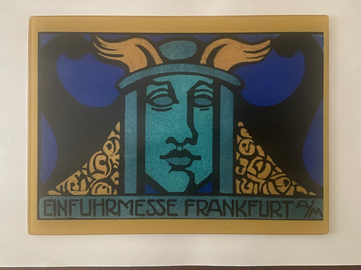 Iconic Norse Goddess From 1923 German Art Show As A Brilliant Tempered Glass Cutting Board