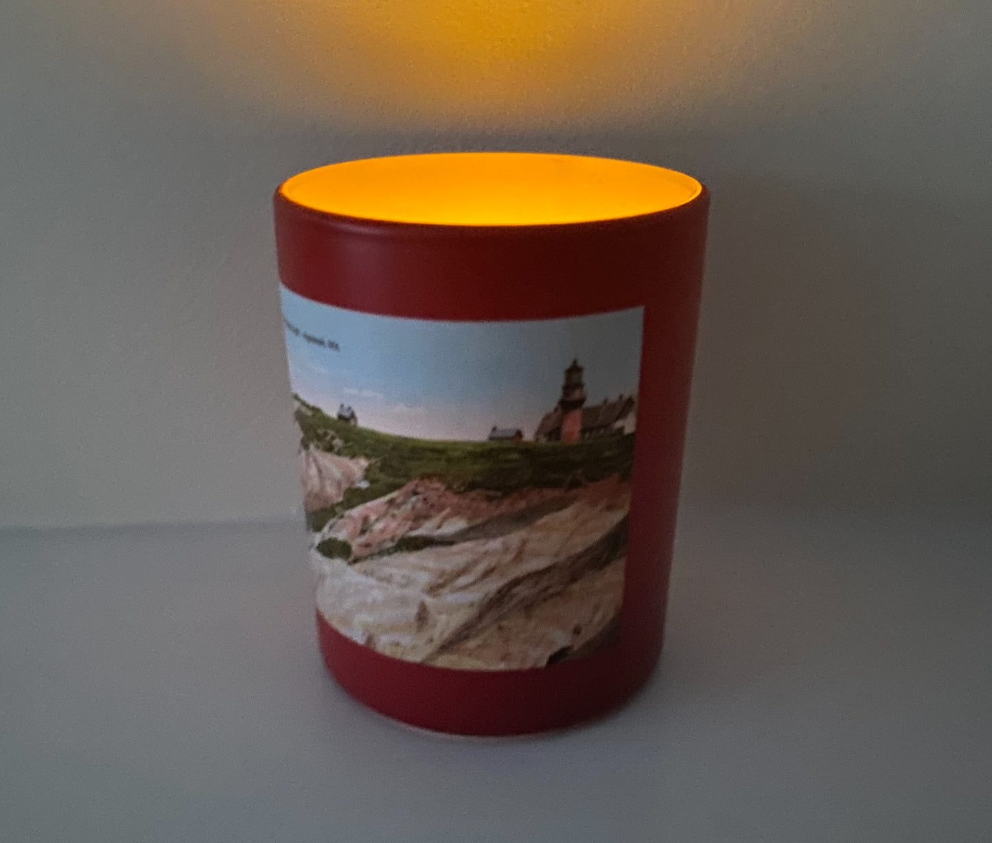 Set of 3 Martha's Vineyard Lighthouse Tea Light / Votive Candle Holders