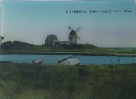 Harwichport, MA - Old Wind Mill And Shore Cutting Board