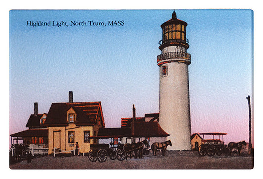 N. Truro - Highland Light Glass Cutting Board - That Fabled Shore Home Decor