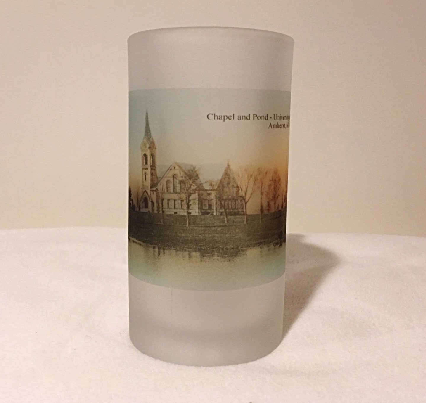 University of Massachusetts Beer Mug Featuring The Old Chapel - That Fabled Shore Home Decor